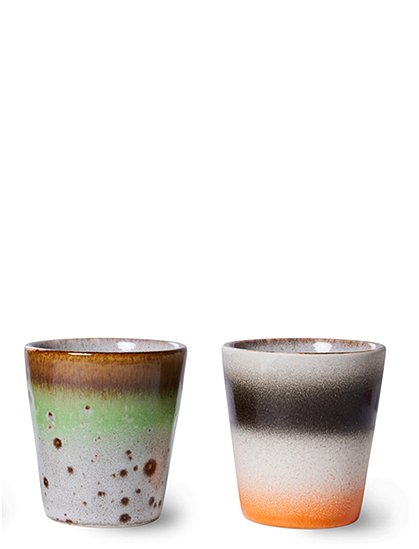 4er Set Ristretto Becher 70"s von HKliving &#9733; Kundenbewertung "Sehr gut" &#9733; 12&percnt; Rabatt für Neukunden &#9733; Schnell verschickt &#9733; Günstig bei car-Moebel.de