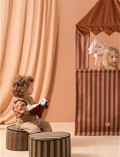 Pouf Majestic, Bio-Baumwolle von Nobodinoz &#9733; Kundenbewertung "Sehr gut" &#9733; 10&euro; Rabatt für Neukunden &#9733; Schnell verschickt &#9733; Günstig bei car-Moebel.de