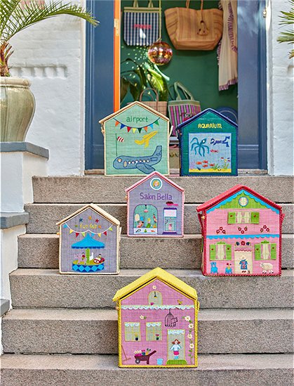 Spielzeugkiste Haus von rice &#9733; Kundenbewertung "Sehr gut" &#9733; 10&euro; Rabatt für Neukunden &#9733; Schnell verschickt &#9733; Jetzt günstig kaufen bei car-Moebel.de