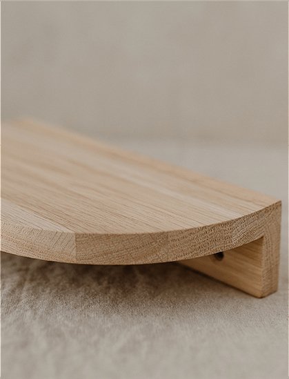 halbrundes Wandregal, Eiche von Eulenschnitt  &#9733; Kundenbewertung "Sehr gut" &#9733; 10&euro; Rabatt für Neukunden &#9733; Schnell verschickt &#9733; Günstig bei car-Moebel.de 