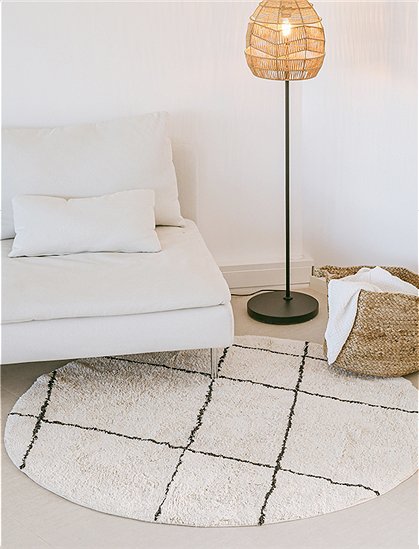 Teppich Lines Ø 140 cm von Eulenschnitt &#9733; Kundenbewertung "Sehr gut" &#9733; 10&euro; Rabatt für Neukunden &#9733; Schnell verschickt &#9733; Günstig bei car-Moebel.de