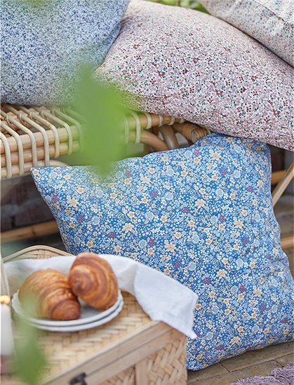 Kissenbezug 60x60, Blumen von Ib Laursen &#9733; Kundenbewertung "Sehr gut" &#9733; 10&euro; Rabatt für Neukunden &#9733; Schnell verschickt &#9733; Günstig bei car-Moebel.de