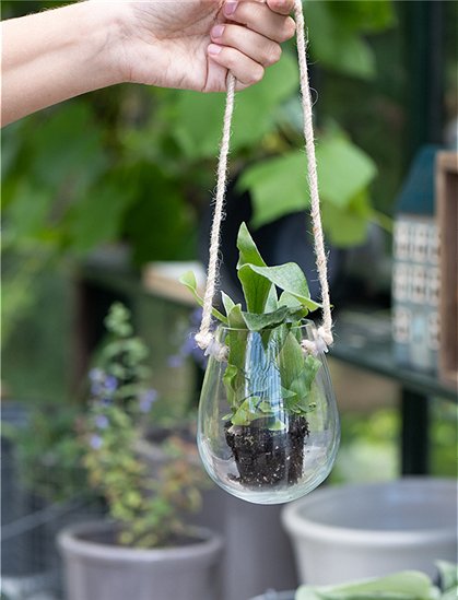Glas zum Hängen, Juteschnur von Ib Laursen &#9733; Kundenbewertung "Sehr gut" &#9733; 10&euro; Rabatt für Neukunden &#9733; Schnell verschickt &#9733; Günstig bei car-Moebel.de