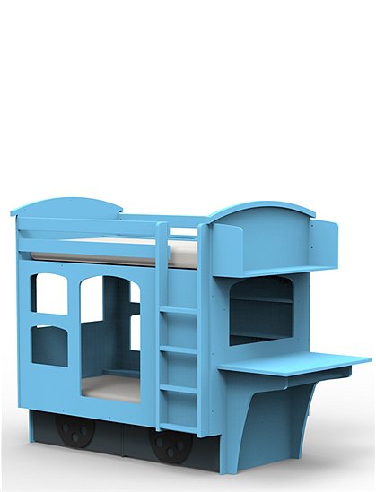 Etagenbett Eisenbahnwagon von Mathy by Bols &#9733; Kundenbewertung "Sehr gut" &#9733; 10&euro; Rabatt für Neukunden &#9733; Schnell verschickt &#9733; Günstig bei car-Moebel.de
