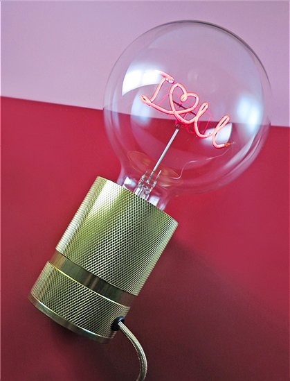 Message in the bulb von Elements Lighting &#9733; Kundenbewertung "Sehr gut" &#9733; 10&euro; Rabatt für Neukunden &#9733; Schnell verschickt &#9733; Günstig bei car-Moebel.de