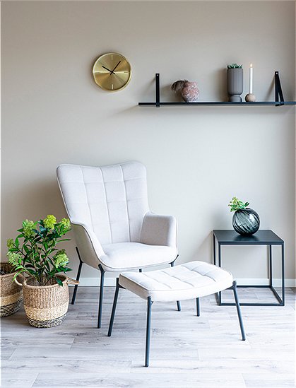 Polsterhocker Glasgow von House Nordic &#9733; Kundenbewertung "Sehr gut" &#9733; 10&euro; Rabatt für Neukunden &#9733; Jetzt günstig kaufen bei car-Moebel.de<br/>