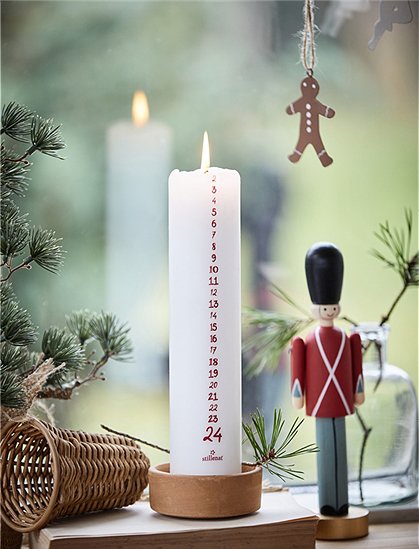 Weihnachtskerze, weiß, 1-24 von Ib Laursen &#9733; Kundenbewertung "Sehr gut" &#9733; 10&euro; Rabatt für Neukunden &#9733; Schnell verschickt &#9733; Günstig bei car-Moebel.de