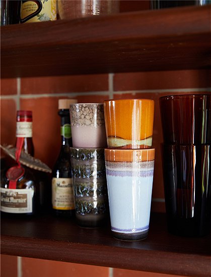 Latte Macchiato Becher 70"s von HKliving &#9733; Kundenbewertung "Sehr gut" &#9733; 12&percnt; Rabatt für Neukunden &#9733; Schnell verschickt &#9733; Günstig bei car-Moebel.de