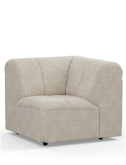 Wave Couch mit Bouclé Bezug von HKliving &#9733; Kundenbewertung "Sehr gut" &#9733; 10&euro; Rabatt für Neukunden &#9733; Jetzt günstig kaufen bei car-Moebel.de