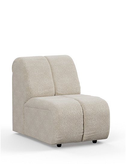 Wave Couch mit Bouclé Bezug von HKliving &#9733; Kundenbewertung "Sehr gut" &#9733; 10&euro; Rabatt für Neukunden &#9733; Jetzt günstig kaufen bei car-Moebel.de