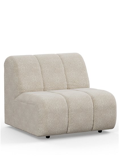 Wave Couch mit Bouclé Bezug von HKliving &#9733; Kundenbewertung "Sehr gut" &#9733; 10&euro; Rabatt für Neukunden &#9733; Jetzt günstig kaufen bei car-Moebel.de