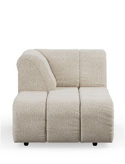 Wave Couch mit Bouclé Bezug von HKliving &#9733; Kundenbewertung "Sehr gut" &#9733; 10&euro; Rabatt für Neukunden &#9733; Jetzt günstig kaufen bei car-Moebel.de