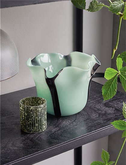 Vase Loose aus Glas in grün von house doctor &#9733; Kundenbewertung "Sehr gut" &#9733; 10&euro; Rabatt für Neukunden &#9733; Schnell verschickt &#9733; Günstig bei car-Moebel.de