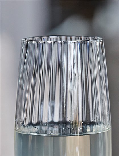 geriffeltes Glas Rill von house doctor &#9733; Kundenbewertung "Sehr gut" &#9733; 10&euro; Rabatt für Neukunden &#9733; Schnell verschickt &#9733; Jetzt günstig bei car-Moebel.de