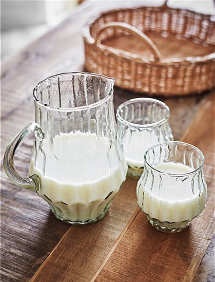Glaskrug klar von MADAM STOLTZ &#9733; Kundenbewertung "Sehr gut" &#9733; 10&euro; Rabatt für Neukunden &#9733; Jetzt günstig kaufen bei car-Moebel.de