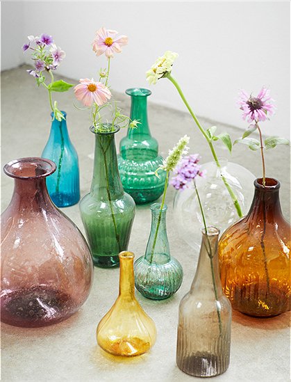 Vase recyceltes Glas von MADAM STOLTZ  &#9733; Kundenbewertung "Sehr gut" &#9733; 10&euro; Rabatt für Neukunden &#9733; Jetzt günstig kaufen bei car-Moebel.de