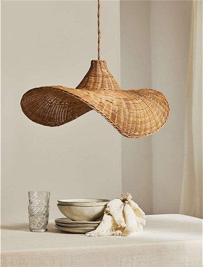 Lampenschirm, 21xØ60 cm aus Rattan &#9733; Kundenbewertung "Sehr gut" &#9733; 12&percnt; Rabatt für Neukunden &#9733; Schnell verschickt &#9733; Jetzt kaufen bei car-Moebel.de