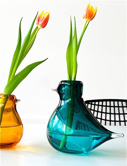 Bird Vase, mundgeblasenes Glas v. Cloudnola &#9733; Kundenbewertung "Sehr gut" &#9733; 10&euro; Rabatt für Neukunden &#9733; Schnell verschickt &#9733; Günstig bei car-Moebel.de