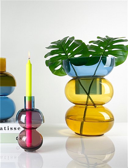 Bubble Flip-Vase aus farbigem Glas, Cloudnola &#9733; Kundenbewertung "Sehr gut" &#9733; 10&euro; Rabatt für Neukunden &#9733; Schnell verschickt &#9733; Günstig bei car-Moebel.de