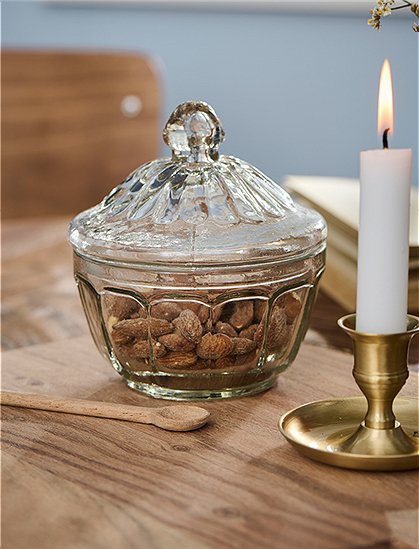 Bonbonniere Glas 13,5xØ12 cm von Ib Laursen &#9733; Kundenbewertung "Sehr gut" &#9733; 10&euro; Rabatt für Neukunden &#9733; Schnell verschickt &#9733; Günstig bei car-Moebel.de