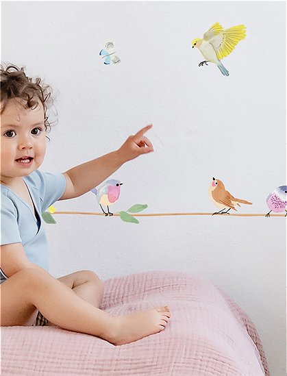 Wandbordüre von MIMI'lou &#9733; Kundenbewertung "Sehr gut" &#9733; 10&euro; Rabatt für Neukunden &#9733; Schnell verschickt &#9733; Günstig kaufen bei car-Moebel.de