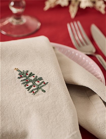 Stoffserviette 40x40 von Ib Laursen &#9733; Kundenbewertung "Sehr gut" &#9733; 12&percnt; Rabatt für Neukunden &#9733; Schnell verschickt &#9733; Günstig bei car-Moebel.de