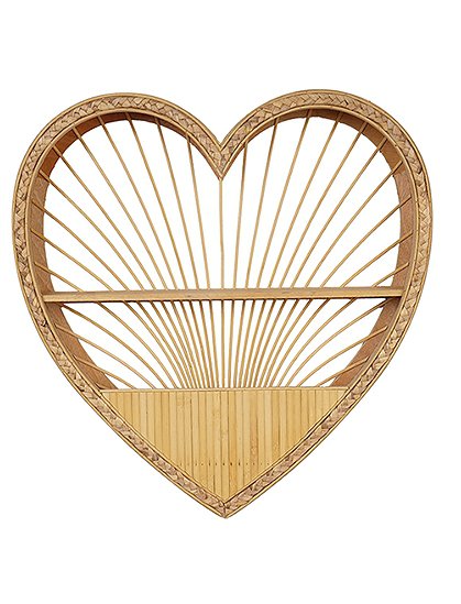 Rattanregal Herz von kidsdepot  &#9733; Kundenbewertung "Sehr gut" &#9733; 12&percnt; Rabatt für Neukunden &#9733; Schnell verschickt &#9733; Jetzt kaufen bei car-Moebel.de