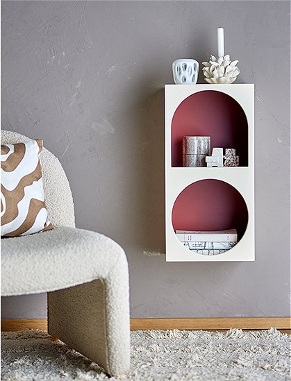 Graphia Bücherregal weiß MDF von Bloomingville &#9733; Kundenbewertung "Sehr gut"  &#9733; 12&percnt; Neukundenrabatt &#9733; Schnell verschickt &#9733; Bloomingville "Neu" entdecken!