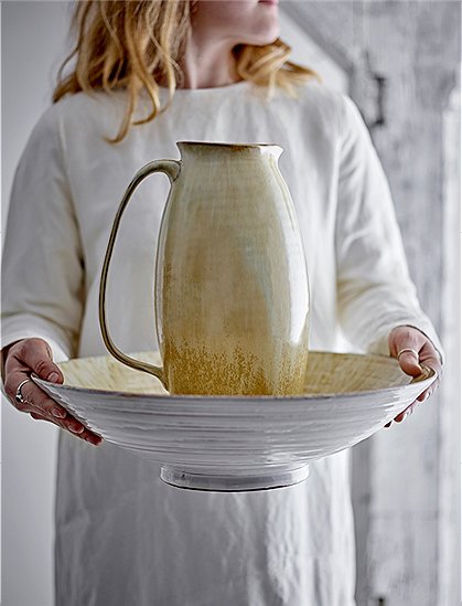Krug Saskia, 3,6 L, Steingut von Bloomingville &#9733; Kundenbewertung "Sehr gut" &#9733; 10&euro; Rabatt für Neukunden &#9733; Schnell verschickt &#9733; Günstig bei car-Moebel.de