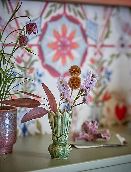 Vase Cyrill, Steingut ,12xØ6 von Bloomingville &#9733; Kundenbewertung "Sehr gut" &#9733; 10&euro; Rabatt für Neukunden &#9733; Schnell verschickt &#9733; Günstig bei car-Moebel.de