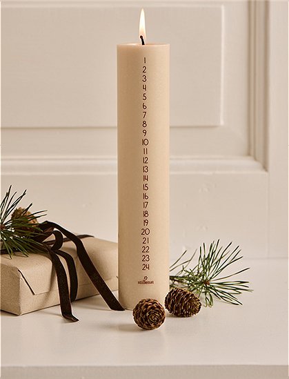 Weihnachtskerze, 1-24, braun von Ib Laursen &#9733; Kundenbewertung "Sehr gut" &#9733; 12&percnt; Neukundenrabatt &#9733; Schnell verschickt &#9733; Günstig bei car-Moebel.de