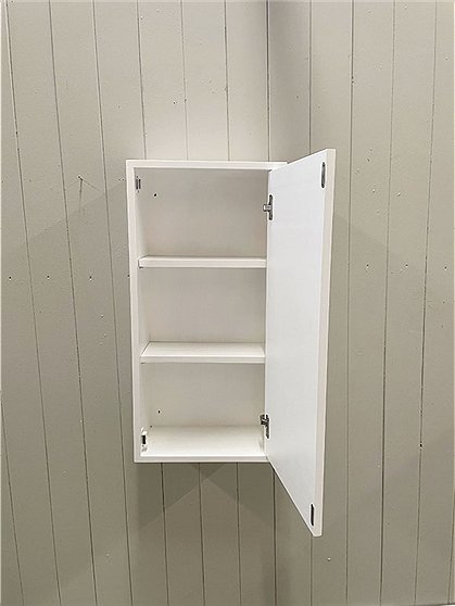 LV02021 Modul Regal 80cm,1/2 Würfel,weiß 2