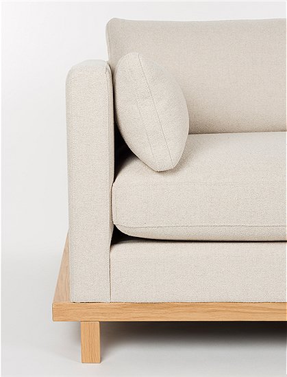 Sofa Blossom, Eiche von Zuiver &#9733; Kundenbewertung "Sehr gut" &#9733; 12&percnt; Neukundenrabatt &#9733; Schnell verschickt &#9733; Jetzt günstig kaufen bei car-Moebel.de