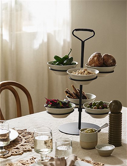 Servierständer Primula für Bowls v. Nordal &#9733; Kundenbewertung "Sehr gut" &#9733; 12&percnt; Neukundenrabatt &#9733; Schnell verschickt &#9733; Jetzt bei car-Moebel.de