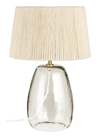 Tischlampe Congo, Glas/Jute von Ib Laursen &#9733; Kundenbewertung "Sehr gut" &#9733; 12&percnt; Rabatt für Neukunden &#9733; Schnell verschickt &#9733; Jetzt bei car-Moebel.de