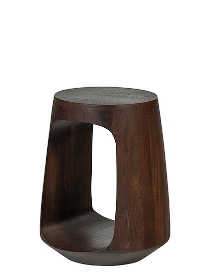 Beistelltisch Bayo, Ø33 Mangoholz von woood &#9733; Kundenbewertung "Sehr gut" &#9733; 12&percnt; Rabatt für Neukunden &#9733; Schnell verschickt &#9733; bei car-Moebel.de