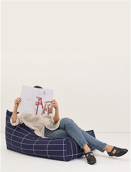 Langer Sitzsack Vibes Erwachsene von Nobodinoz &#9733; Kundenbewertung "Sehr gut" &#9733; 12&percnt; Rabatt für Neukunden &#9733; Schnell verschickt &#9733; car-Moebel.de