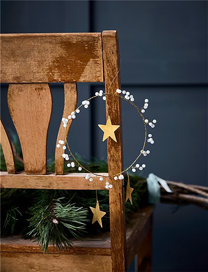 Weihnachtsschmuck Star Ring von house doctor &#9733; Kundenbewertung "Sehr gut" &#9733; 10&euro; Rabatt für Neukunden &#9733; Schnell verschickt &#9733; Günstig bei car-Moebel.de