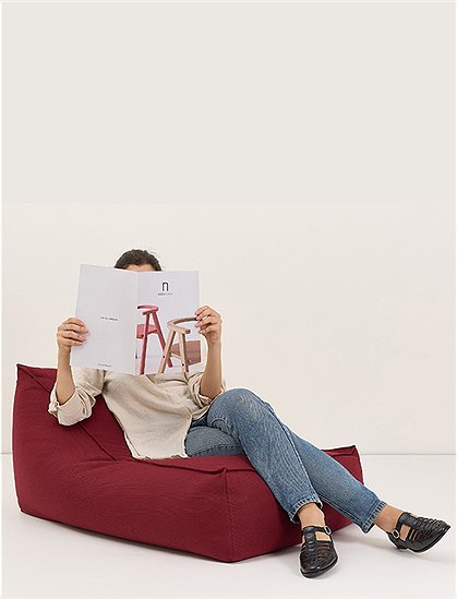 Langer Sitzsack Lucky Erwachsene von Nobodinoz &#9733; Kundenbewertung "Sehr gut" &#9733; 12&percnt; Rabatt für Neukunden &#9733; Schnell verschickt &#9733; car-Moebel.de
