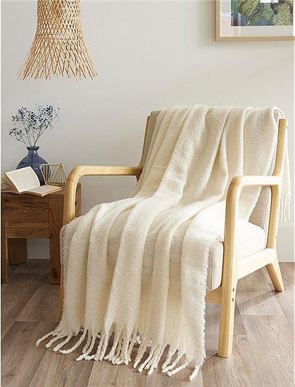 Plaid Melia von L'effet papillon &#9733; Kundenbewertung "Sehr gut" &#9733; 12&percnt; Rabatt für Neukunden &#9733; Schnell verschickt &#9733; bei car-Moebel.de