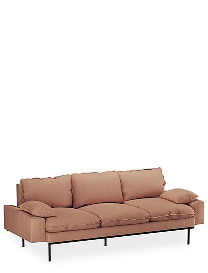 Retro 3er Sofa von HKliving &#9733; Kundenbewertung "Sehr gut" &#9733; 12&percnt; Rabatt für Neukunden &#9733; Schnell verschickt &#9733; Jetzt günstig kaufen bei car-Moebel.de