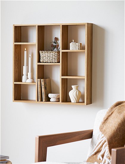 Townsville Wandregal, 70x70 cm von House Nordic &#9733; Kundenbewertung "Sehr gut" &#9733; 12&percnt; Rabatt für Neukunden &#9733; Schnell verschickt &#9733; Jetzt bei car-Moebel.de