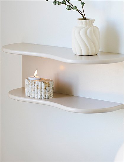 Botta Wandregal in beige von House Nordic &#9733; Kundenbewertung "Sehr gut" &#9733; 12&percnt; Rabatt für Neukunden &#9733; Schnell verschickt &#9733; Jetzt bei car-Moebel.de