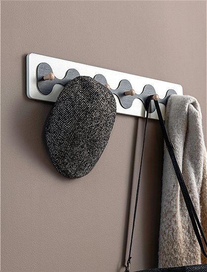 Wandgarderobe Rizar von present time &#9733; Kundenbewertung "Sehr gut" &#9733; 12&percnt; Rabatt für Neukunden &#9733; Schnell verschickt &#9733; bei car-Moebel.de