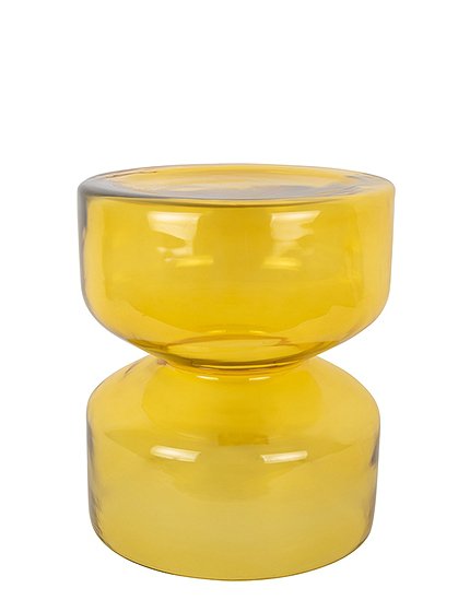 Beistelltisch Doble, Ø35, Glas von present time &#9733; Kundenbewertung "Sehr gut" &#9733; 12&percnt; Rabatt für Neukunden &#9733; Schnell verschickt &#9733; Jetzt bei car-Moebel.de