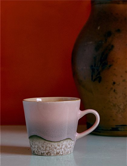 Americano Becher 70s Keramik von HKliving &#9733; Kundenbewertung "Sehr gut" &#9733; 12&percnt; Rabatt für Neukunden &#9733; Schnell verschickt &#9733; Günstig bei car-Moebel.de