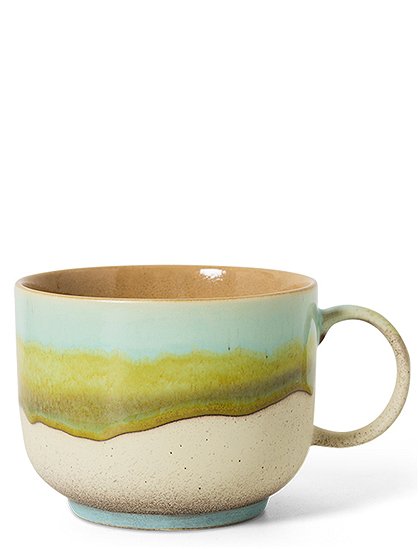 Teetasse 70s Keramik von HKliving &#9733; Kundenbewertung "Sehr gut" &#9733; 12&percnt; Rabatt für Neukunden &#9733; Schnell verschickt &#9733; Jetzt kaufen bei car-Moebel.de