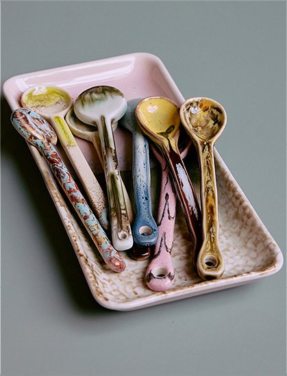 4er Set Keramiklöffel HKliving &#9733; Kundenbewertung "Sehr gut" &#9733; 12&percnt; Rabatt für Neukunden &#9733; Schnell verschickt &#9733; Jetzt günstig kaufen bei car-Moebel.de