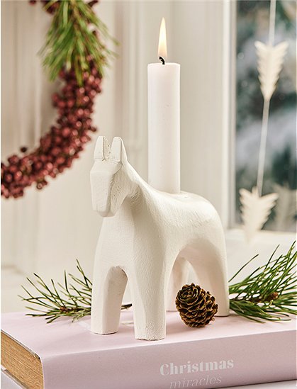 Kerzenhalter Pferd, Holz von Ib Laursen &#9733; Kundenbewertung "Sehr gut" &#9733; 12&percnt; Neukundenrabatt &#9733; Schnell verschickt &#9733; Jetzt bei car-Moebel.de