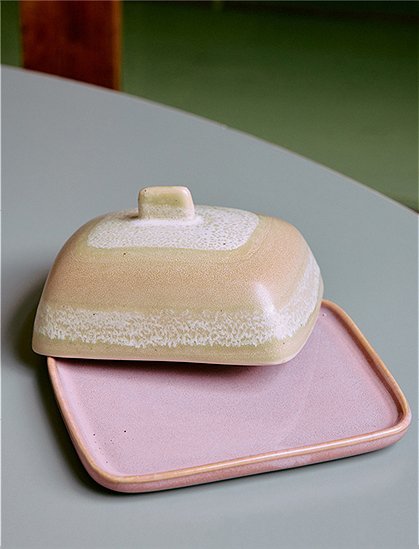 Butterdose aus Keramik von HKliving &#9733; Kundenbewertung "Sehr gut" &#9733; 12&percnt; Rabatt für Neukunden &#9733; Schnell verschickt &#9733; Günstig bei car-Moebel.de